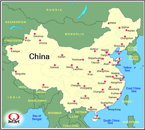 n} Map of China