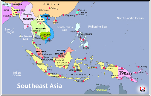 AWAn}@Map of Southeast Asia