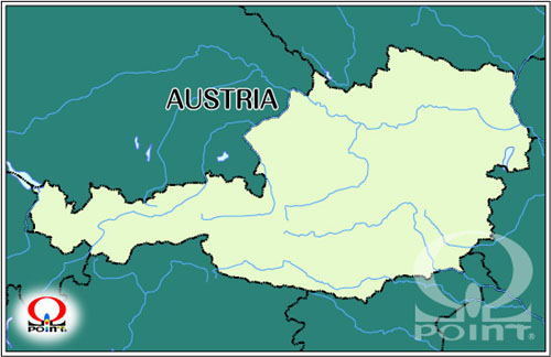 I[XgAn} Map of Austria