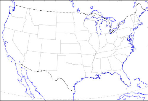 AJOn}-1 Map of USA