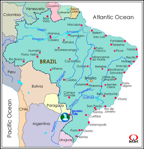 uWn}-1 BRAZIL Map