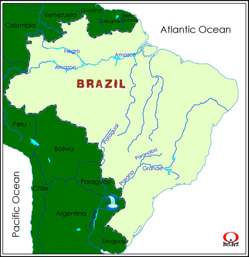 uWn}-3 BRAZIL Map