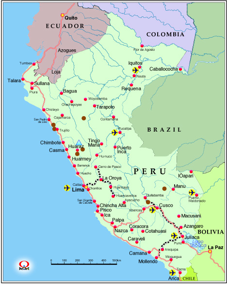 y[n}@Map of Peru